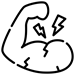 muscle tension icon